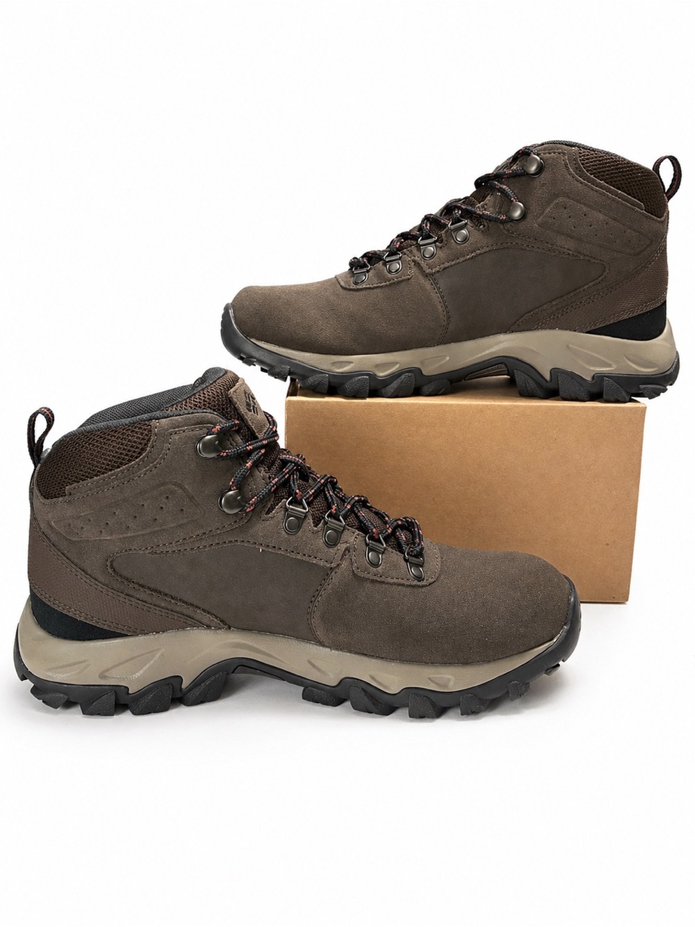 Columbia Men's Newton Ridge Plus II Suede Waterproof Hiking Boot Size 8.5W NEW - Picture 2 of 8